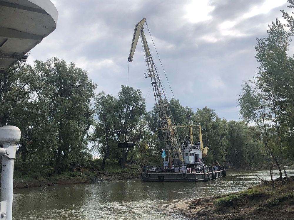 Túlki ózeni bir tazaryp qaldy