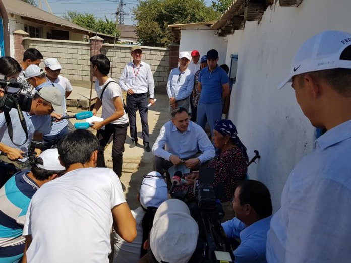 Jambyldyq qurylysshylardyń jumysy qarqyndy