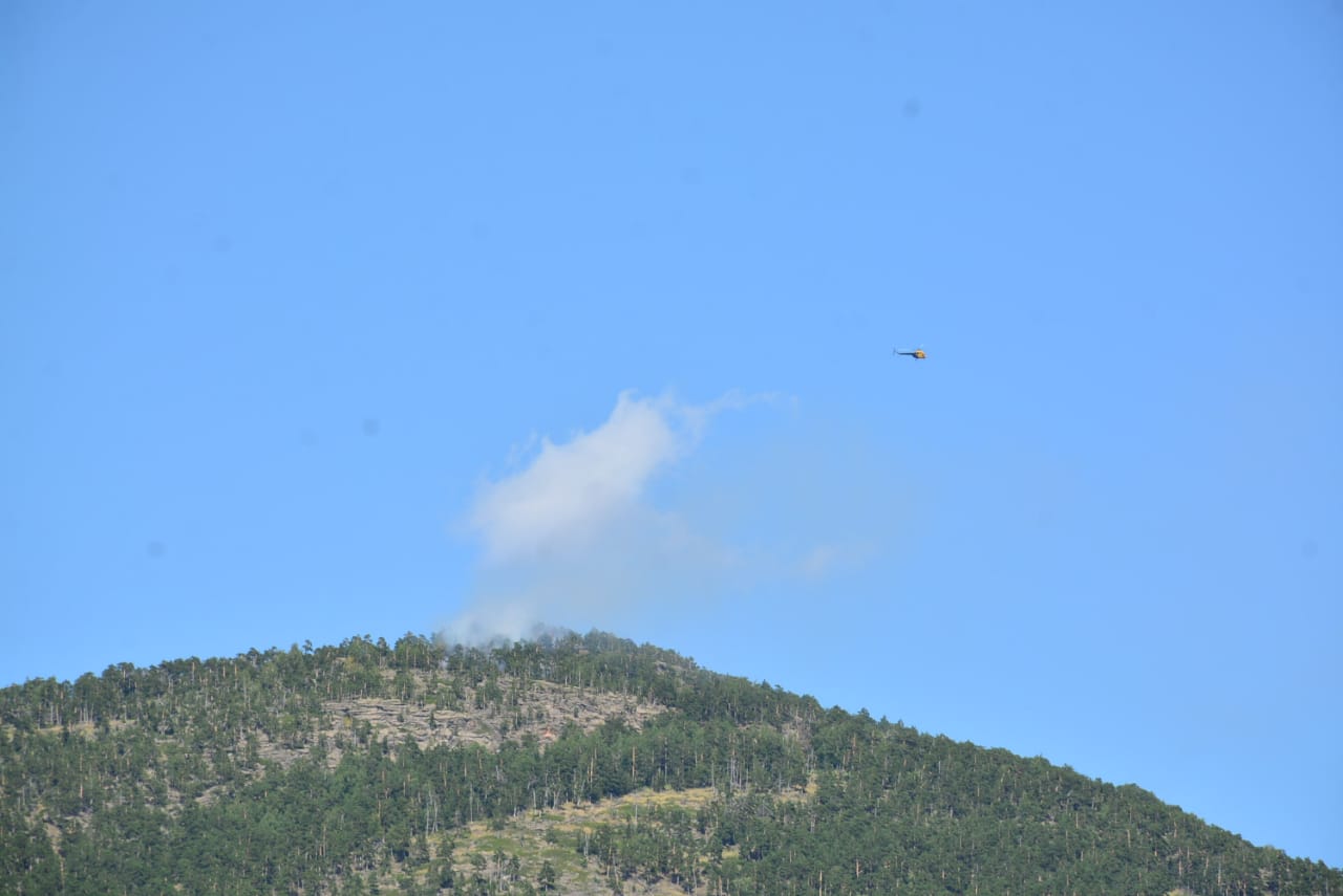 Aqmola oblysyndaǵy Jeke batyr taýy órtendi