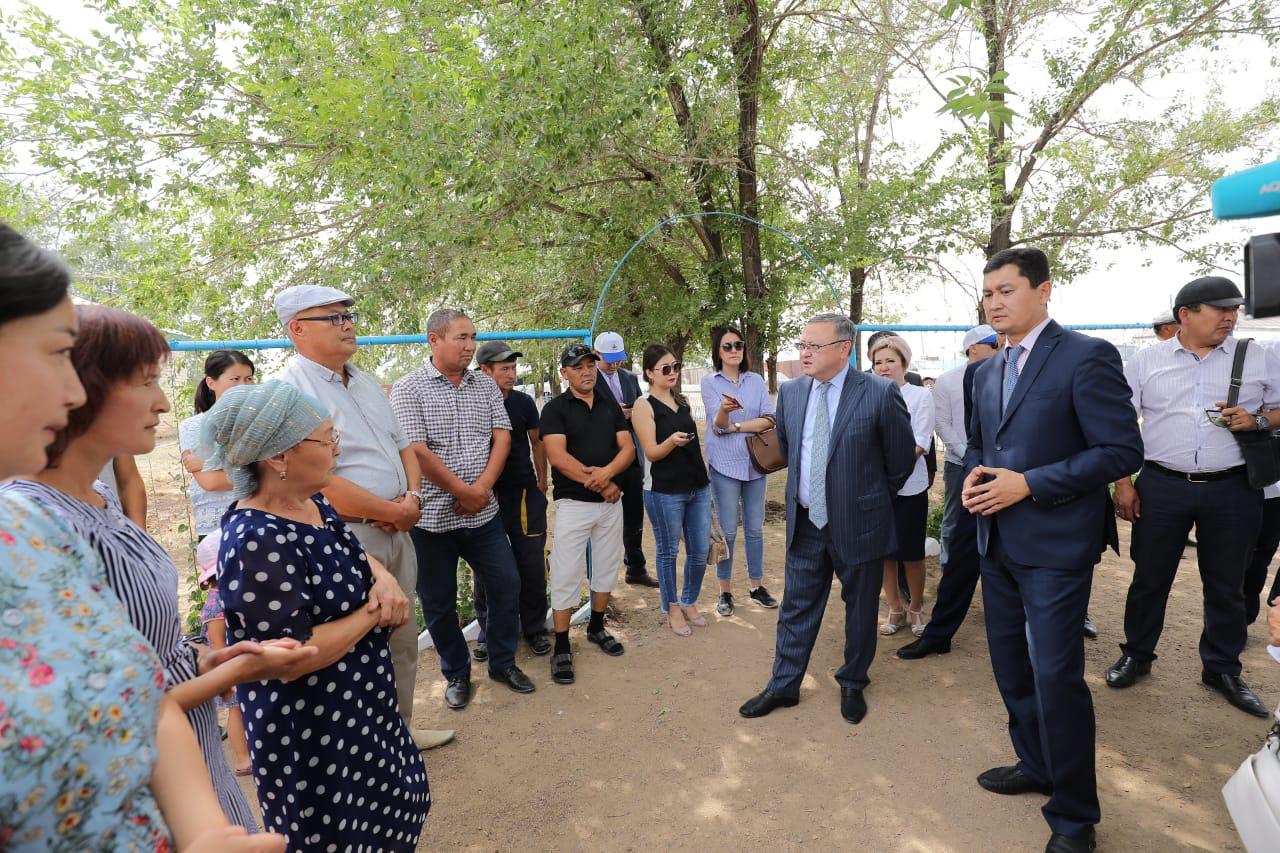 Aqtóbe oblysynyń ákimi Áıteke bı aýdanyna jumys saparymen bardy