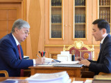 Memleket basshysy Qasym-Jomart Toqaev Nur-Sultan qalasynyń ákimi Altaı Kólginovti qabyldady