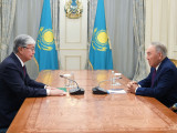 Elbasy Nursultan Nazarbaev pen Qazaqstan Prezıdenti Qasym- Jomart Toqaev kezdesý ótkizdi