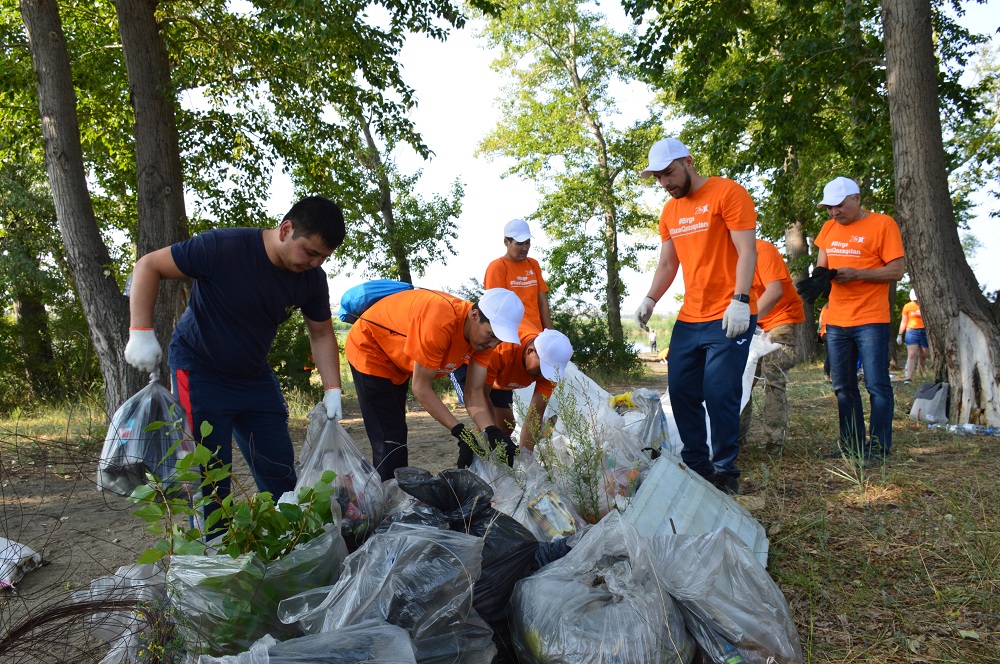 Ekologııalyq aksııany kenshiler de qoldady