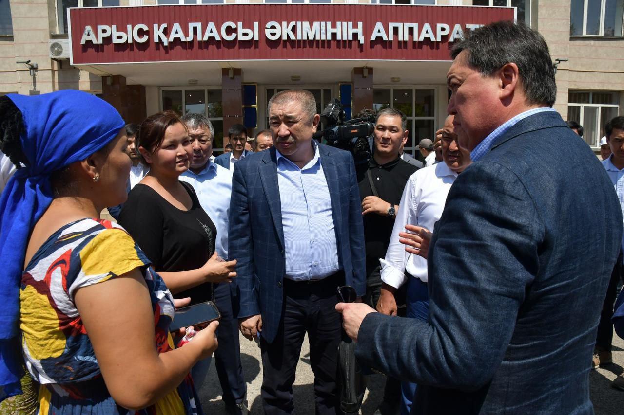 A. Mamın Arys qalasynda