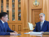Prezıdent Shymkent qalasynyń ákimi Erlan Aıtahanovty qabyldady