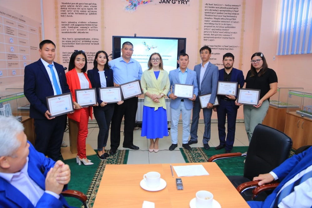 Qostanaıda «Sana serpini» jáne «Jazba aıtys» onlaın-baıqaýlarynyń jeńimpazdary marapattaldy