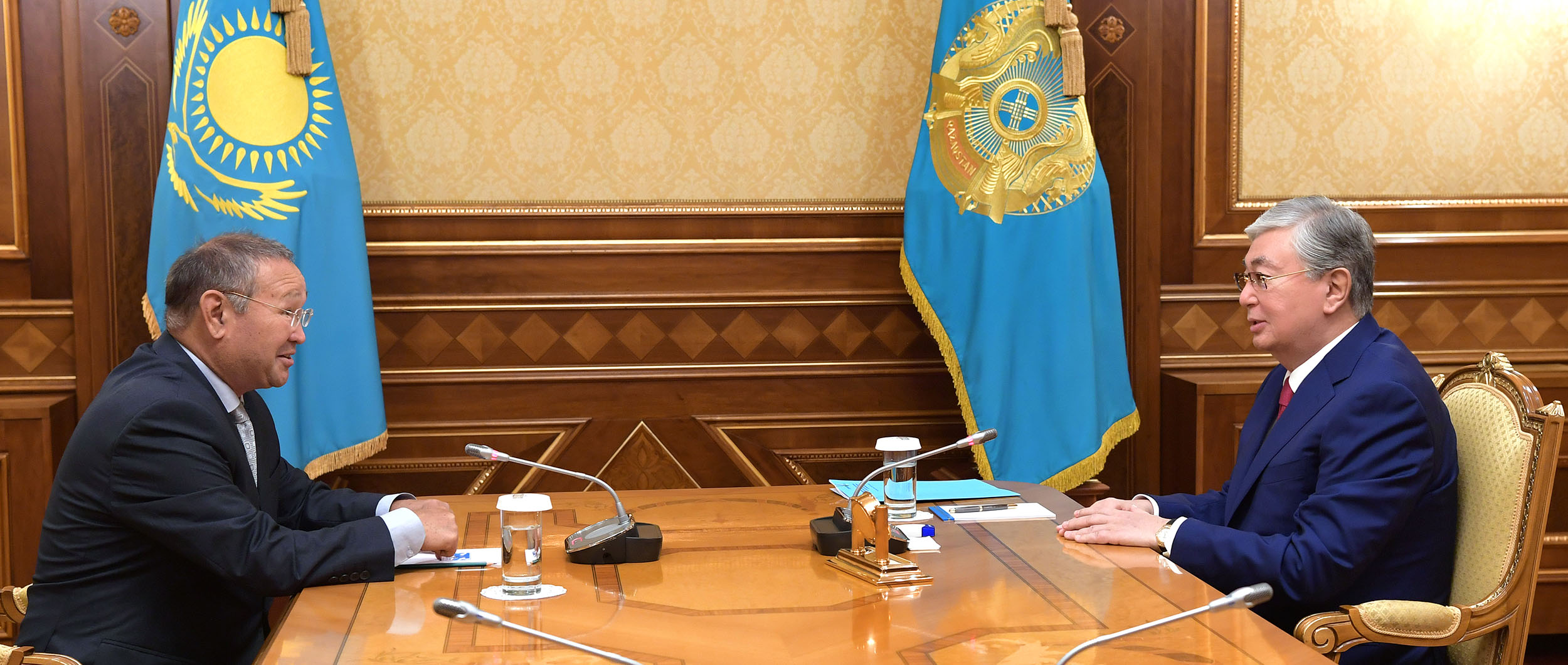 Qasym-Jomart Toqaev belgili arheolog Zeınolla Samashevty qabyldady