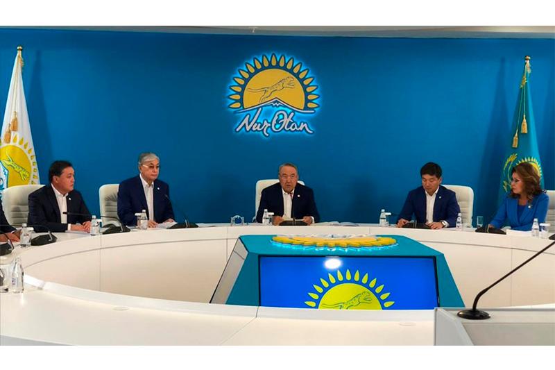 «Nur Otan» partııasy Saıası keńesi Bıýrosynyń otyrysy bastaldy