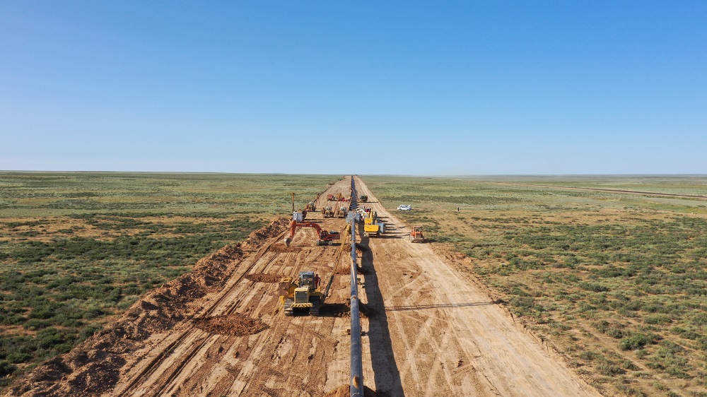 «Saryarqa» gaz qubyrynyń 75 %-y tartyldy