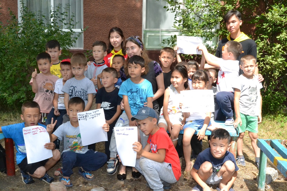 Kókshedegi jazǵy lagerdegi taǵylymdy keshter