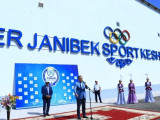 Túrkistan: Sastóbede sport kesheni paıdalanýǵa berildi