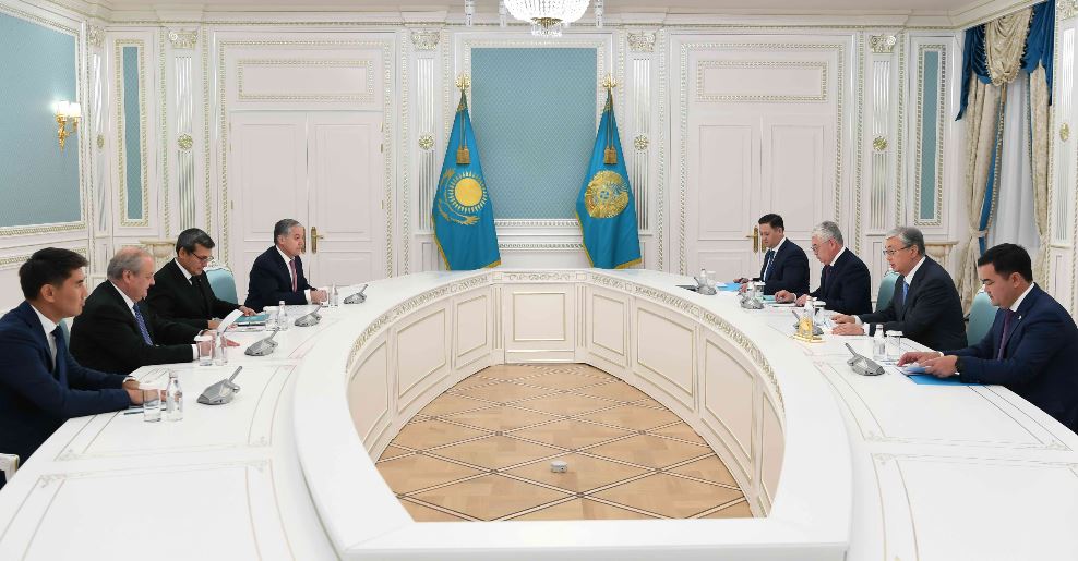 Memleket basshysy Ortalyq Azııa memleketteriniń Syrtqy ister mınıstrlerimen kezdesti