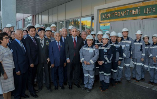 Memleket basshysy «Kazakhmys Smelting» JShS-niń Jezqazǵan mys balqytý zaýytyna bardy