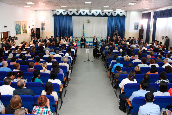 Baqytjan Saǵyntaev qala turǵyndarymen kezdesti