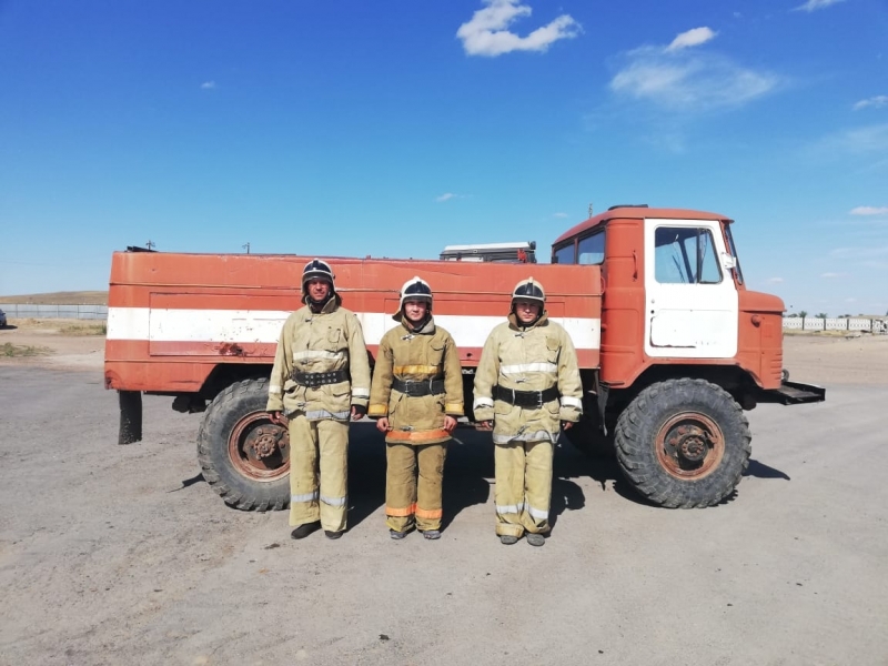 Qaraǵandy oblysyndaǵy aýylda órt sóndirý beketi ashyldy