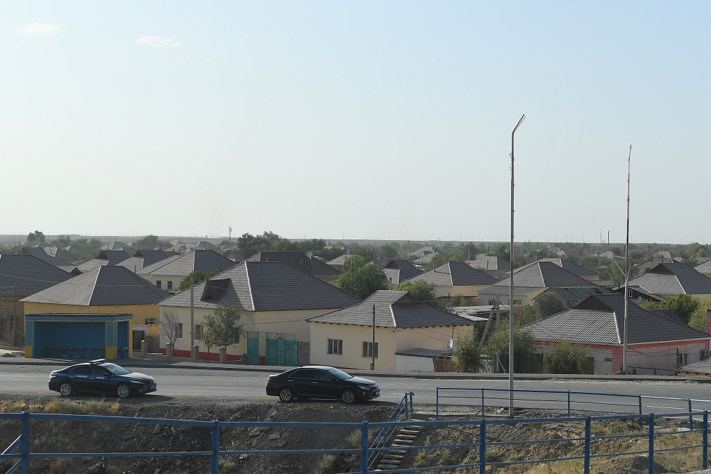 Arys qalasynda jeti sektor qurylys jumystaryn aıaqtady