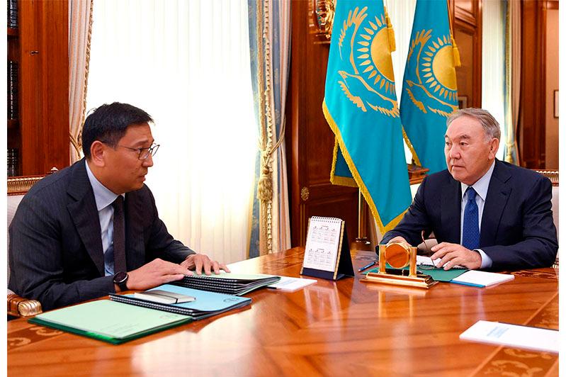 Elbasy Ulttyq bank tóraǵasy Erbolat Dosaevty qabyldady