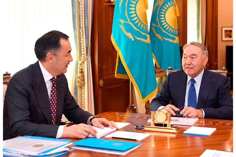 Nursultan Nazarbaev Baqytjan Saǵyntaevty qabyldady