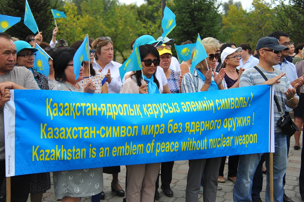 Semeıde «Nevada-Semeı» antııadrolyq qozǵalysynyń 30 jyldyǵyna arnalǵan «Beıbitshilik aksııasy» ótti