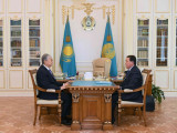 Qasym-Jomart Toqaev Premer-Mınıstr Asqar Mamındi qabyldady