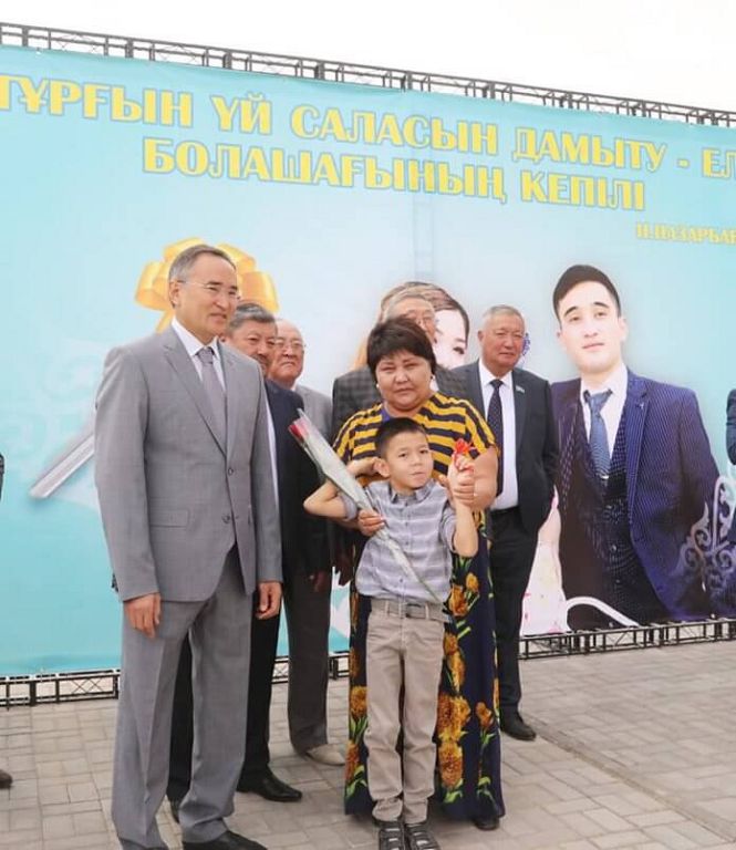 Aýyl turǵyndary baspanaly boldy