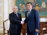 Qazaqstan Elshisi Qyrǵyz Respýblıkasynyń Prezıdentine senim gramotalaryn tapsyrdy