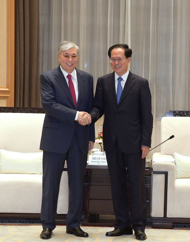 Memleket basshysy Qytaı Kompartııasynyń Chjeszıan provınsııasyndaǵy hatshysy Che Szıýnmen kezdesti