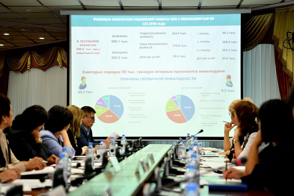 Senatta múmkindigi shekteýli jandardyń quqyqtary men ómir sapasyn jaqsartý jaıy talqylandy