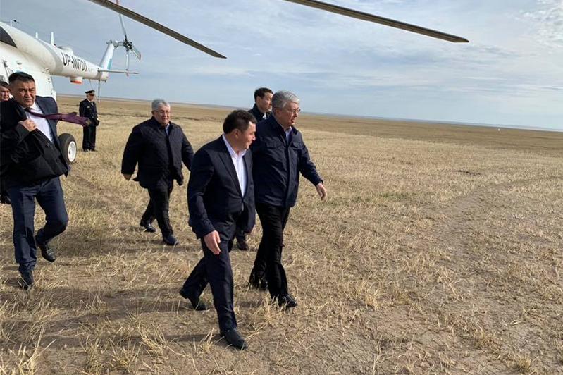 Memleket basshysy Aqmola oblysyna jumys saparymen bardy