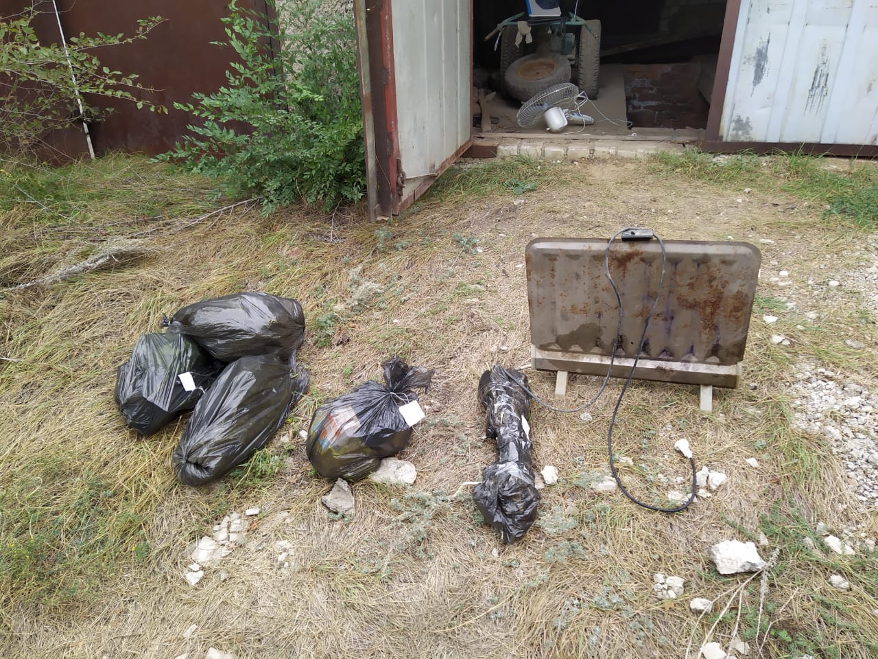 Oralda esirtki qoımasy tabyldy