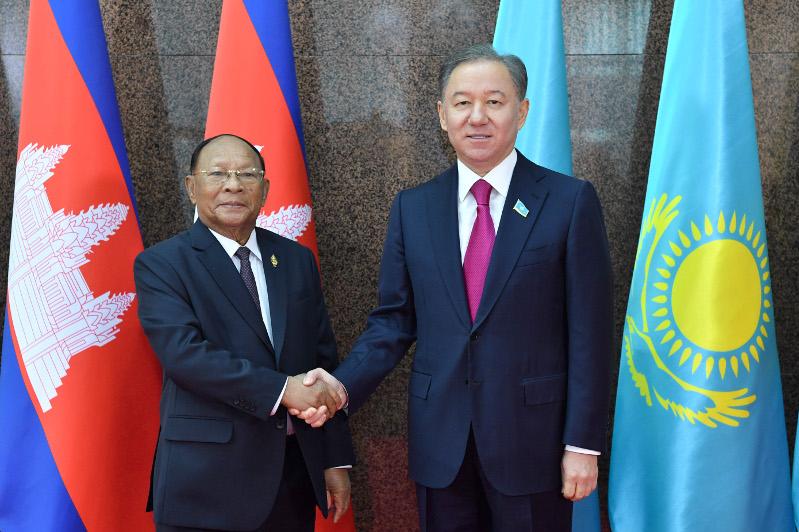 Nurlan Nyǵmatýlın Kambodja Parlamentiniń tóraǵasymen kezdesti