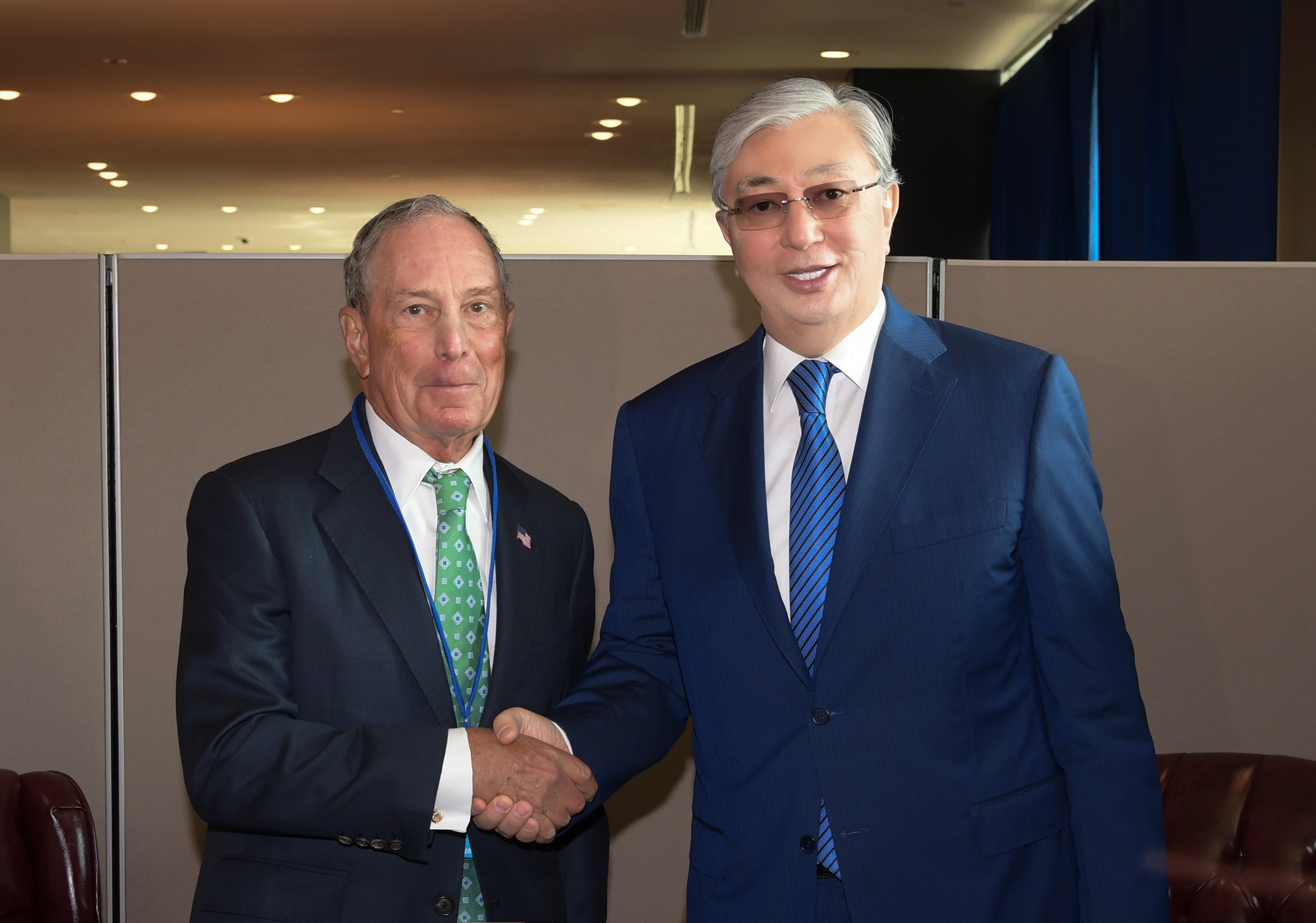 Qazaqstan Prezıdenti «Bloomberg» aqparat agenttiginiń basshysymen kezdesti