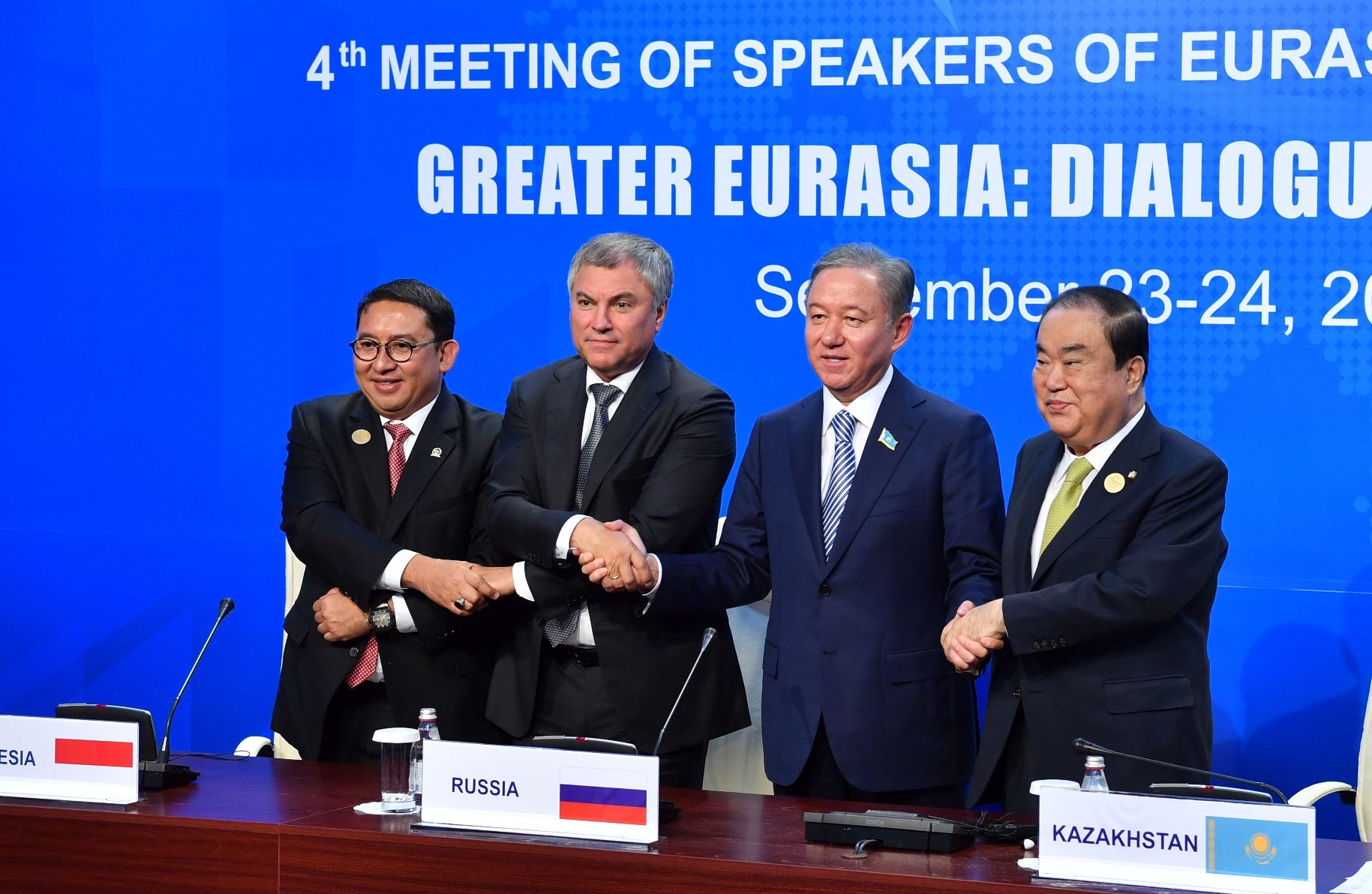 N.Nyǵmatýlın: Eýrazııa elderi Spıkerleriniń 4-keńesi aýqymdy aımaqtyq máselelerdi qamtydy