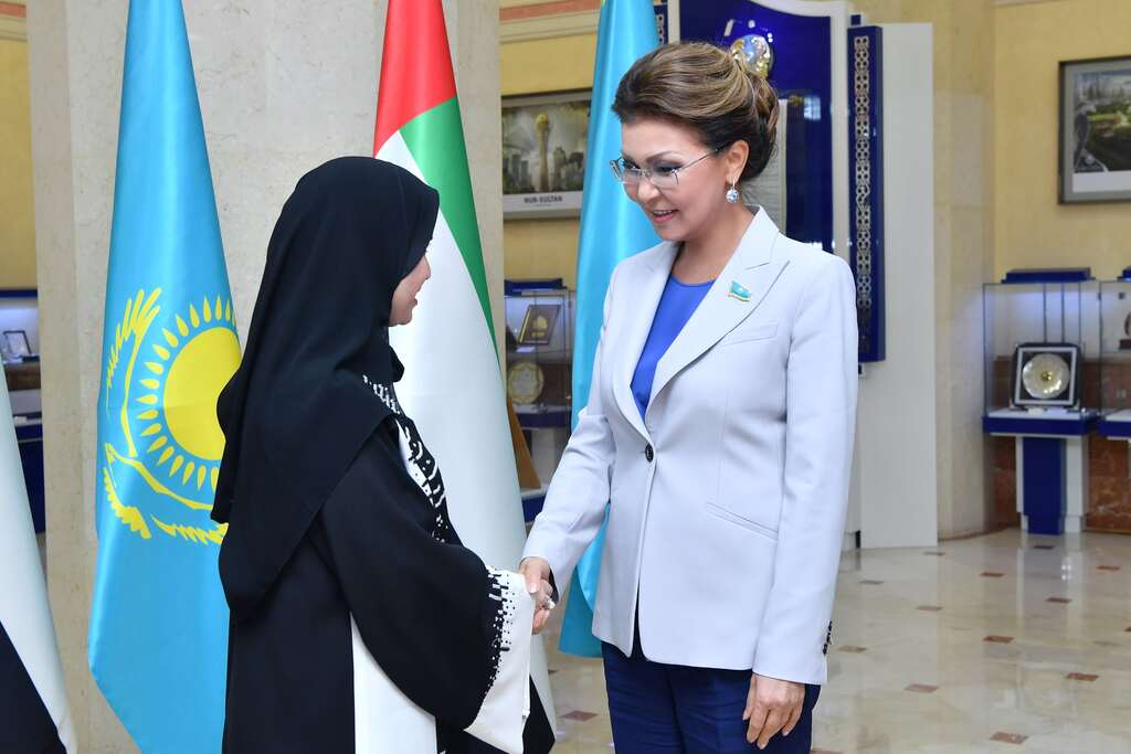 D. Nazarbaeva Birikken Arab Ámirlikteri Federaldyq ulttyq keńesiniń Tóraǵasymen kezdesti