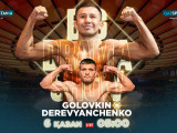 «Qazaqstan» jáne «Qazsport» arnalary Gennadıı Golovkın men Sergeı Derevıanchenkonyń boksyn tikeleı efırde kórsetedi