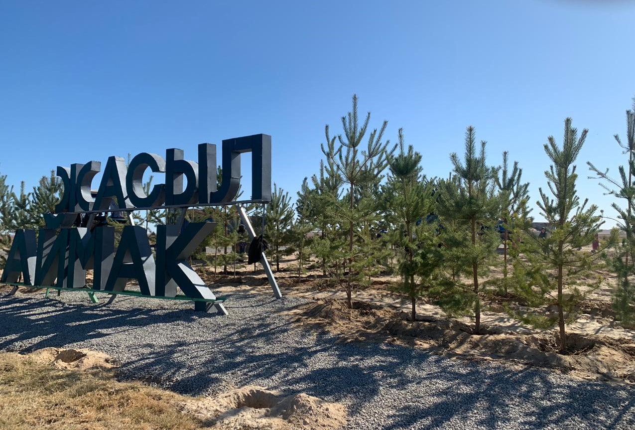 Túrkistan oblysynda 1304,9 mln kóshet otyrǵyzylady