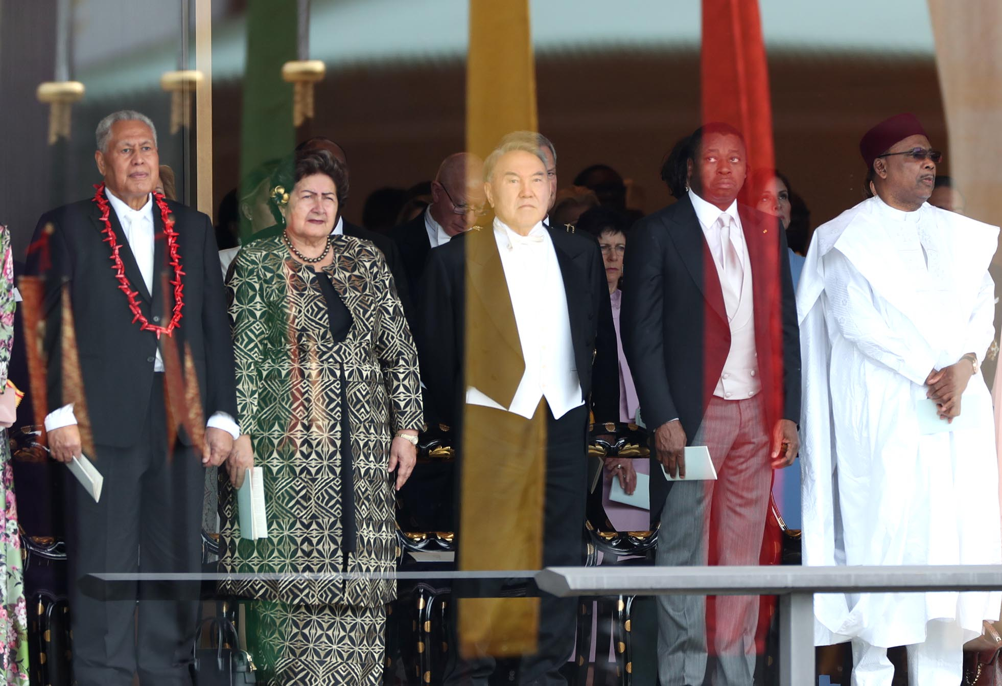 Elbasy japon ımperatorynyń taqqa otyrý rásimine qatysyp jatyr