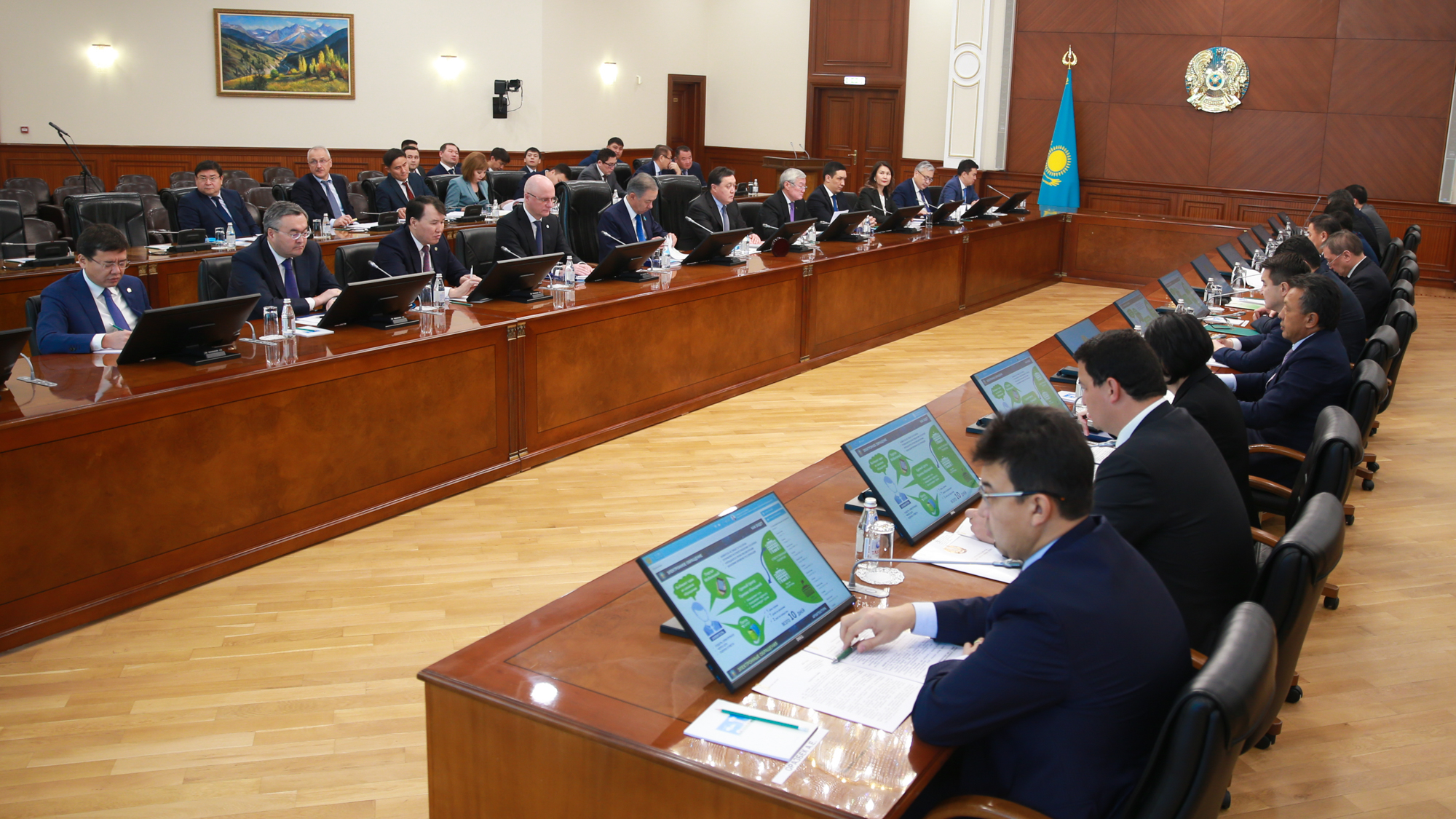 Jańǵyrtý jónindegi ulttyq komıssııanyń otyrysy ótti