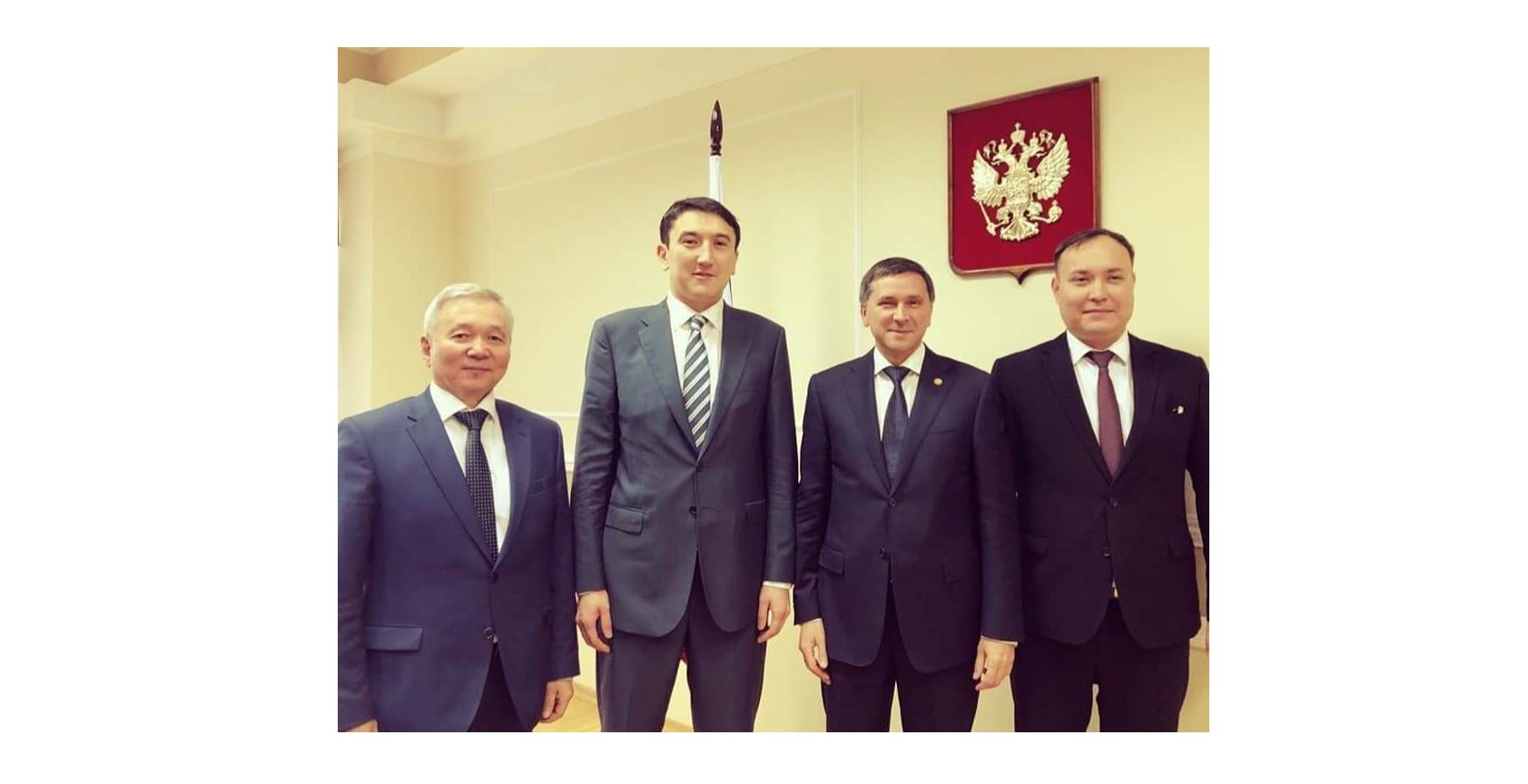 M. Myrzaǵalıev Reseılik əriptestermen birqatar kezdesýler ótkizdi