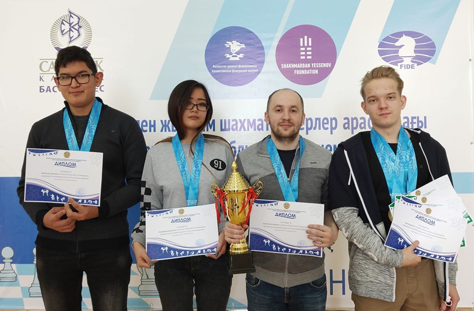 Shahmattan el chempıonaty aıaqtaldy