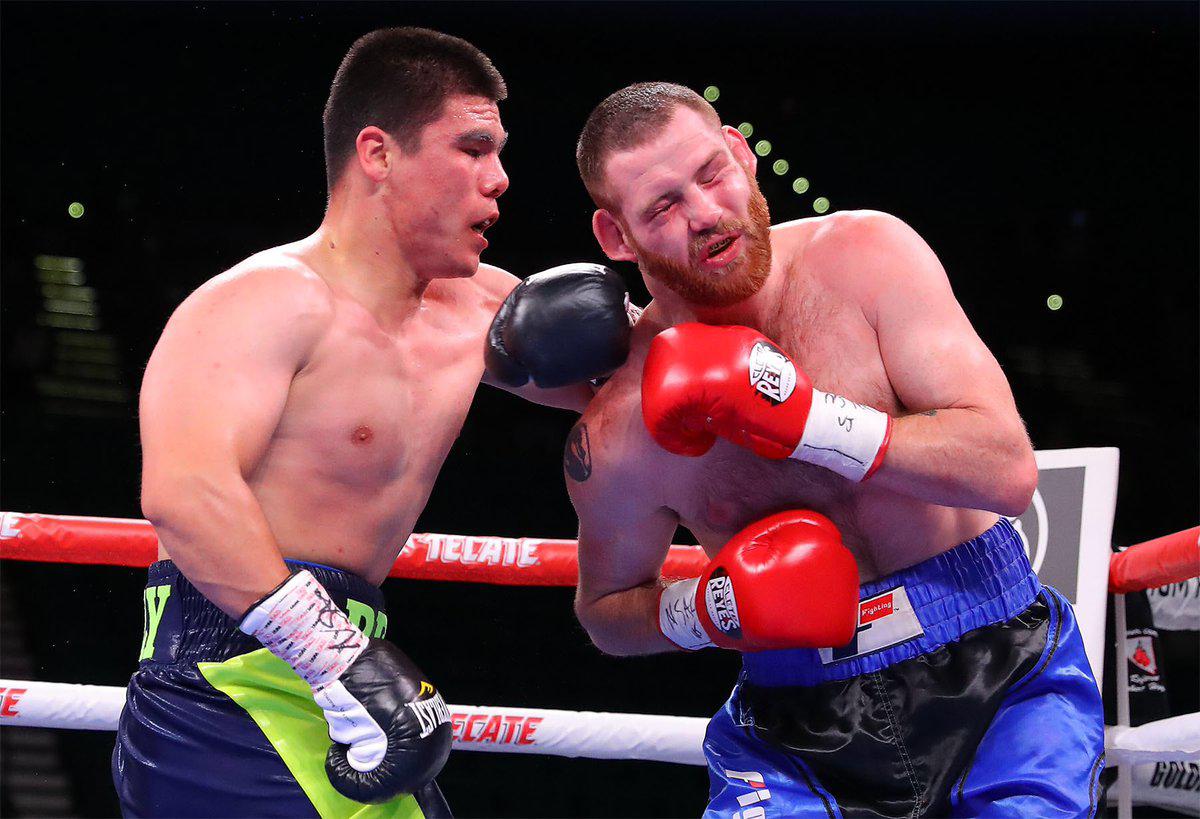 О́zbek boksshysyna Oskardyń kózi tústi