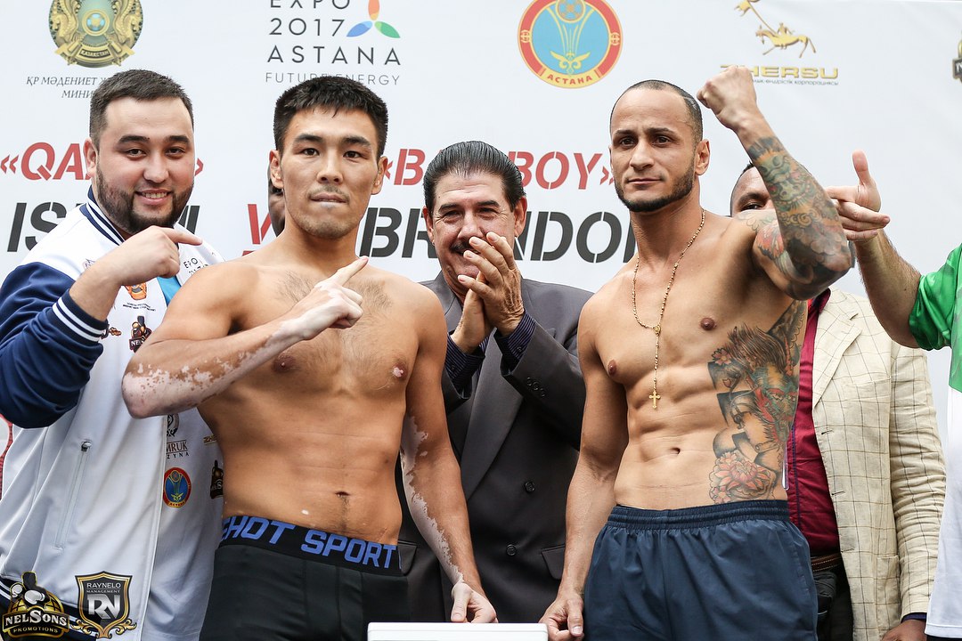 Nursultan Janabaev Venesýella boksshysymen judyryqtasady