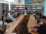 «Tarıhı-ádebı ólketanýdy damytý» jobasy aıasynda oqyrmandarmen kezdesý ótti