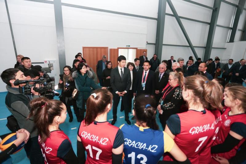 Oralda jańa sport mektebi ashyldy