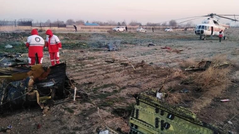 Iranda ýkraınalyq ushaq apatqa ushyrady