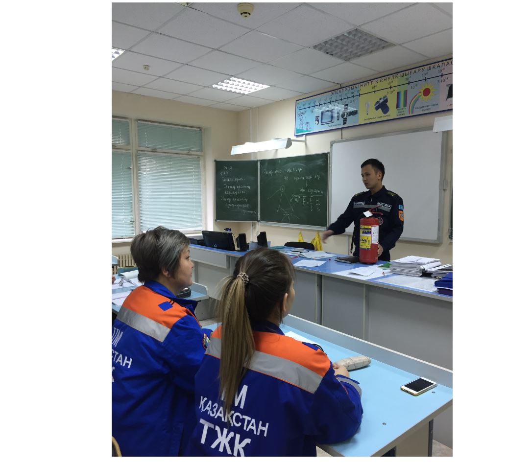 Tótenshe jaǵdaıdyń aldyn alý sabaqtary ótkizildi