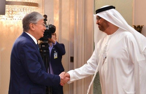 Prezıdent «Abu Dhabi National Oil Company» kásipornynyń bas dırektorymen kezdesti