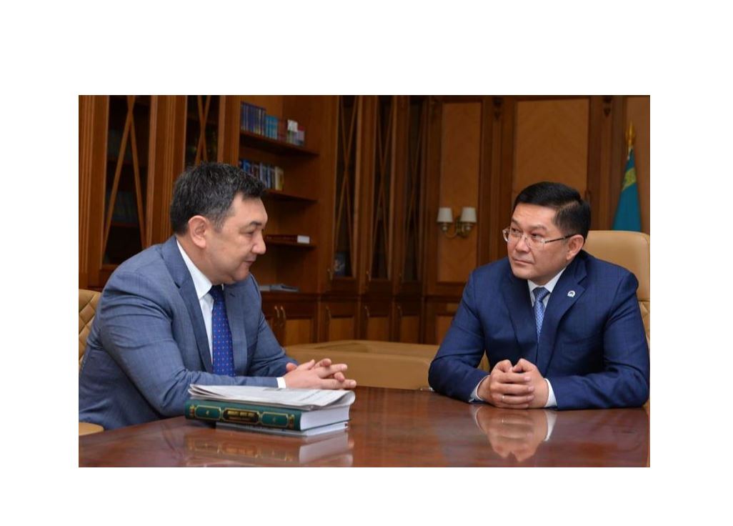 Shymkent ákimi bas basylym basshysymen kezdesti