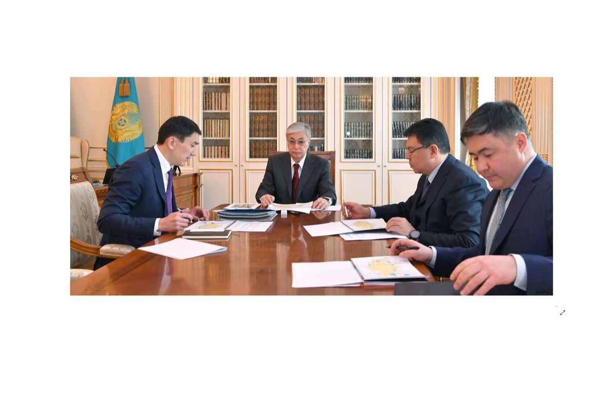 Memleket basshysyna Ekologııalyq kodekstiń ázirlený barysy jóninde málimet berildi