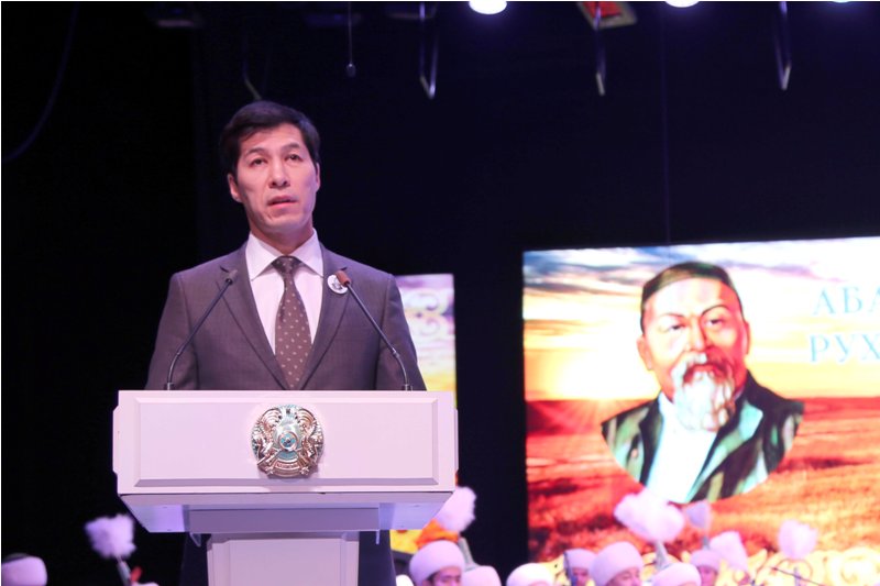 Oralda eń úlken dańǵyldyń biri Abaı esimin ıelenedi